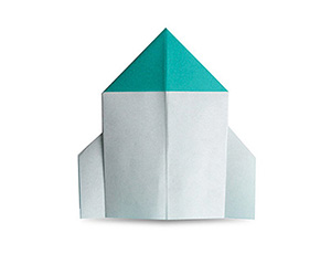 火箭折纸方法及图解