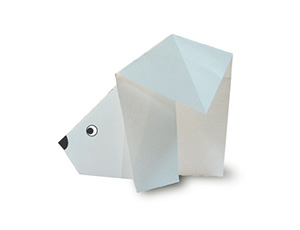 白熊折纸图解方法