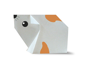 仓鼠折纸图解动物折纸