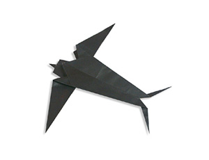 莺歌燕舞的燕子折纸图解