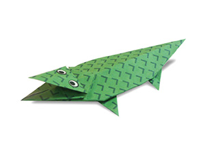 鳄鱼2的折纸图解
