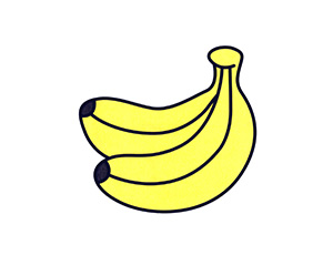 香蕉简笔画画法