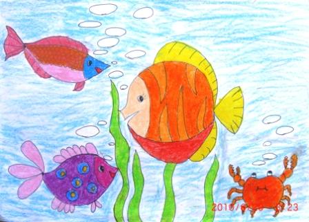 海底世界儿童画：海底世界（图片）