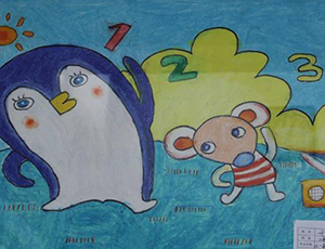 庆六一儿童画：小动物们多欢乐