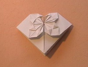 折纸心的折法 折纸心折纸教程