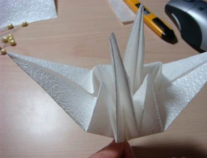 折纸百合花的折叠教