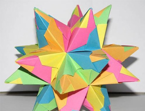 立体折纸星星的折法 纸星星折纸图解