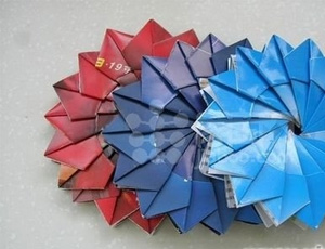 漂亮的折纸杯垫的折叠方法