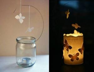 儿童手工制作漂亮的蝴蝶灯笼