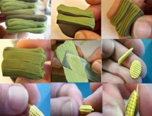 粘土玉米DIY制作