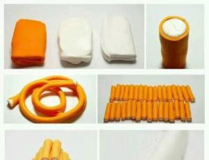 黏土手工制作橙子