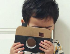 废纸板制作儿童玩具相机