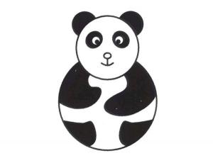 大熊猫阿宝简笔画画法教程