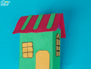 教你用纸盒制作漂亮的儿童手工玩具小房子详细步骤