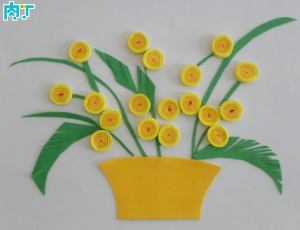 教你用彩色海绵纸制作儿童手工艺品花朵详细图解