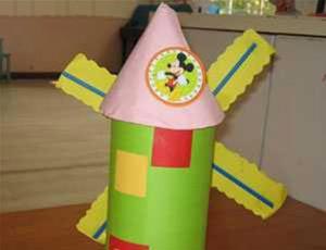 幼儿园科学小制作 有趣的小火箭和蝴蝶做法