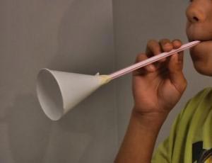 吸管可以做什么手工 有趣的小喇叭儿童DIY教程