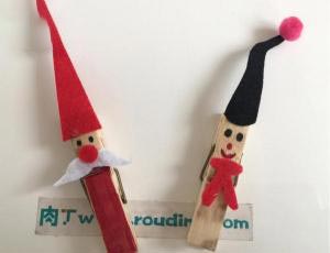 幼儿园大班简单有趣的DIY小制作《圣诞老人》?教案