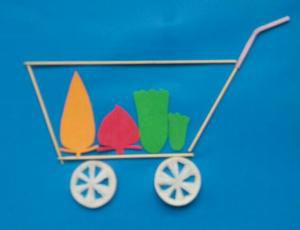 教你制作儿童创意小手工蔬菜车拼图的详细步骤图解