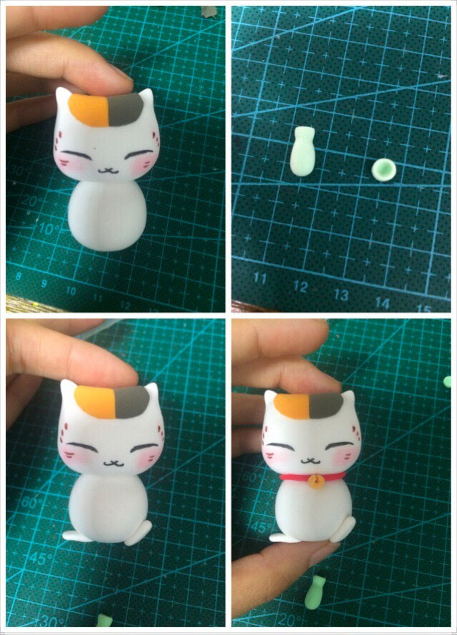 猫咪老师粘土玩偶制作教程