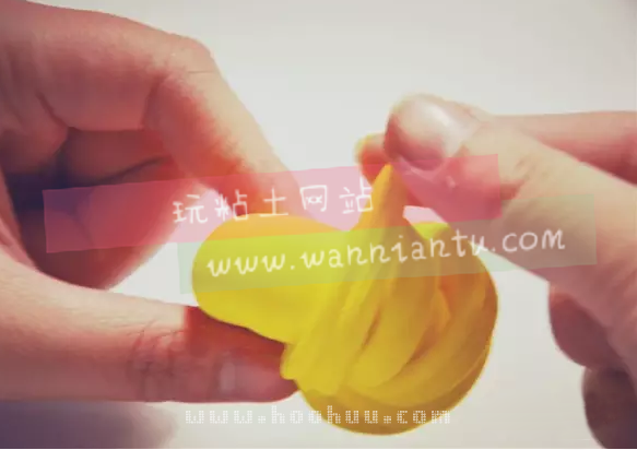 超轻粘土制作漂亮的黄色菊花教程