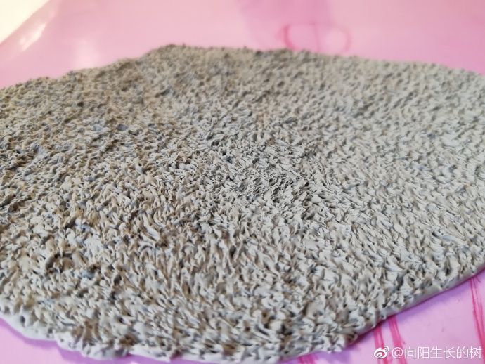 最简单的粘土毛毯底座制作方法