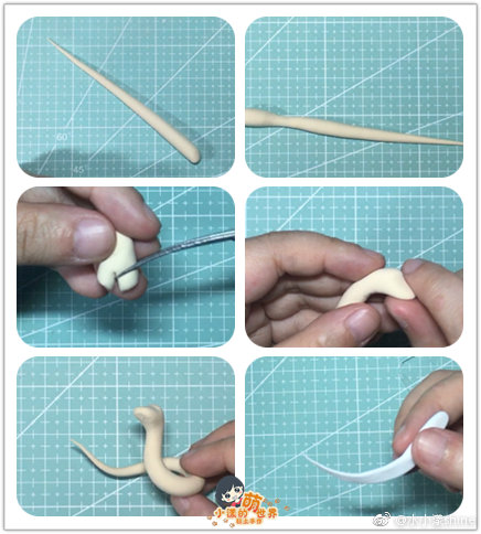特别简单的粘土小龙制作方法