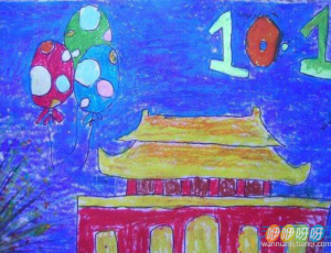 2019国庆70周年儿童画简笔画
