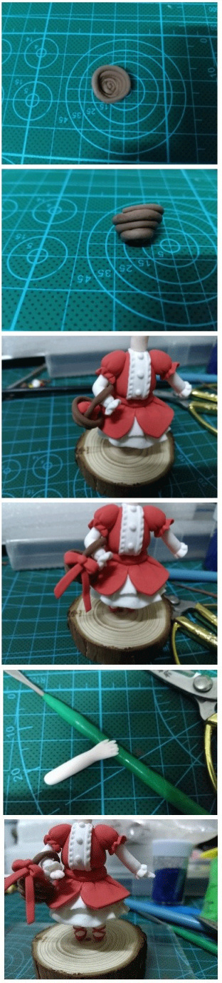 详细粘土小红帽人偶的制作步骤