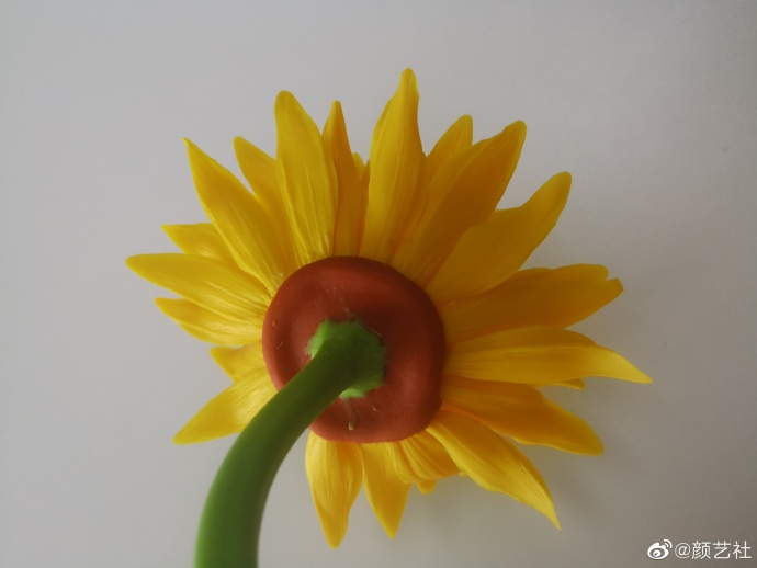 超逼真的向日葵粘土花做法